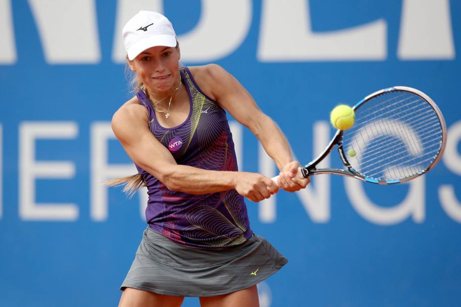 Torneo di tennis WTA a Norimberga. La kazaka Yulia Putintseva gioca contro la tedesca Julia Goerges (Epa)
